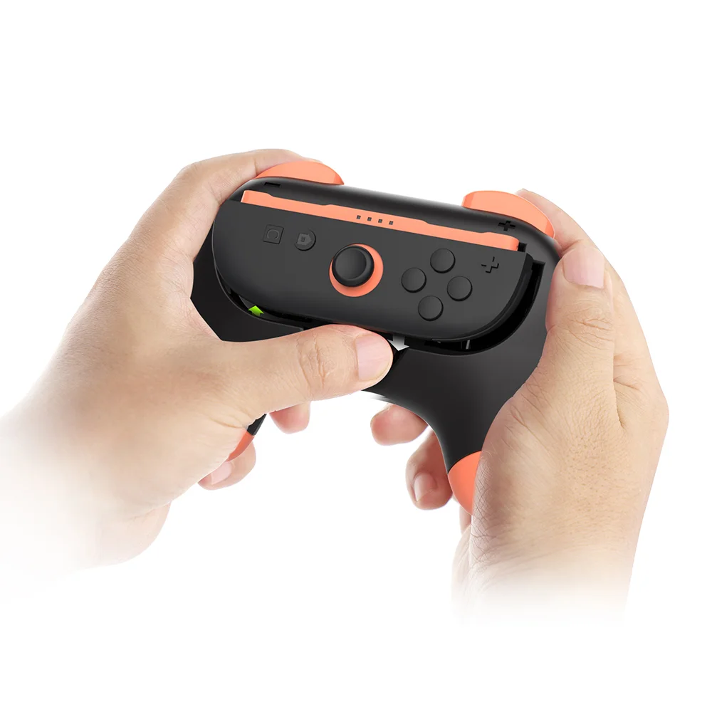 Suporte De Controle Esquerdo E Direito Dobe Para Controles Joy-con Do Nintendo Switch 2 Preto Suporte De Controle Esquerdo E Direito Dobe Para Controles Joy-con Do Nintendo Switch 2 Preto