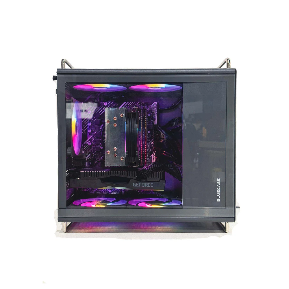 "Computador Gamer Intel i9 11ª 64gb Ram, SSD 2TB, RTX 3060 12gb, Monitor 23"" Curvo Branco, Gabinete Tiny Pro Cinza" - view 4