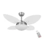 Ventilador Volare Mini Petalo Branco 110v E Controle Remoto