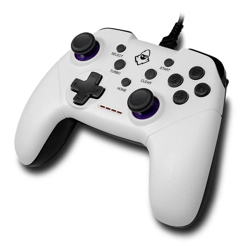 Controle Gamer Mancer Rcw66 PC Ps3 Android Usb Branco - Mcr-rcw66-w01 Controle Gamer Mancer Rcw66 PC Ps3 Android Usb Branco - Mcr-rcw66-w01