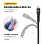 Cabo Para Nintendo Switch 2 Metros-  Tipo C / Usb - Preto - Gshield