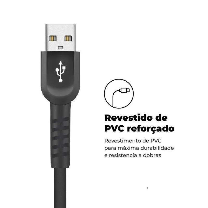 Cabo Para Nintendo Switch 2 Metros- Tipo C / Usb - Preto - Gshield Cabo Para Nintendo Switch 2 Metros- Tipo C / Usb - Preto - Gshield