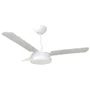 Ventilador LED Breeze Branco 110v 3 Pás Brancas