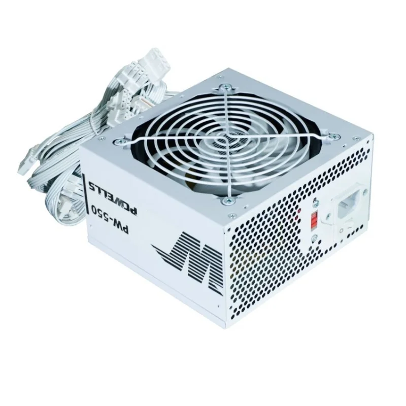 Fonte Atx 550w PCwells Pw-550 Com Cabo Fonte Atx 550w PCwells Pw-550 Com Cabo