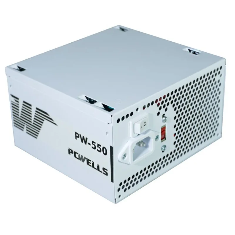 Fonte Atx 550w PCwells Pw-550 Com Cabo Fonte Atx 550w PCwells Pw-550 Com Cabo