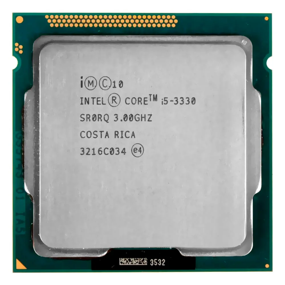 Processador Intel Core i5-3330, 3.00 Ghz (turbo Até 3.20 Ghz), 4 Núcleos, 6 Mb Cache, Tdp 77w, LGA 1155, 3ª Geração, Oem Processador Intel Core i5-3330, 3.00 Ghz (turbo Até 3.20 Ghz), 4 Núcleos, 6 Mb Cache, Tdp 77w, LGA 1155, 3ª Geração, Oem
