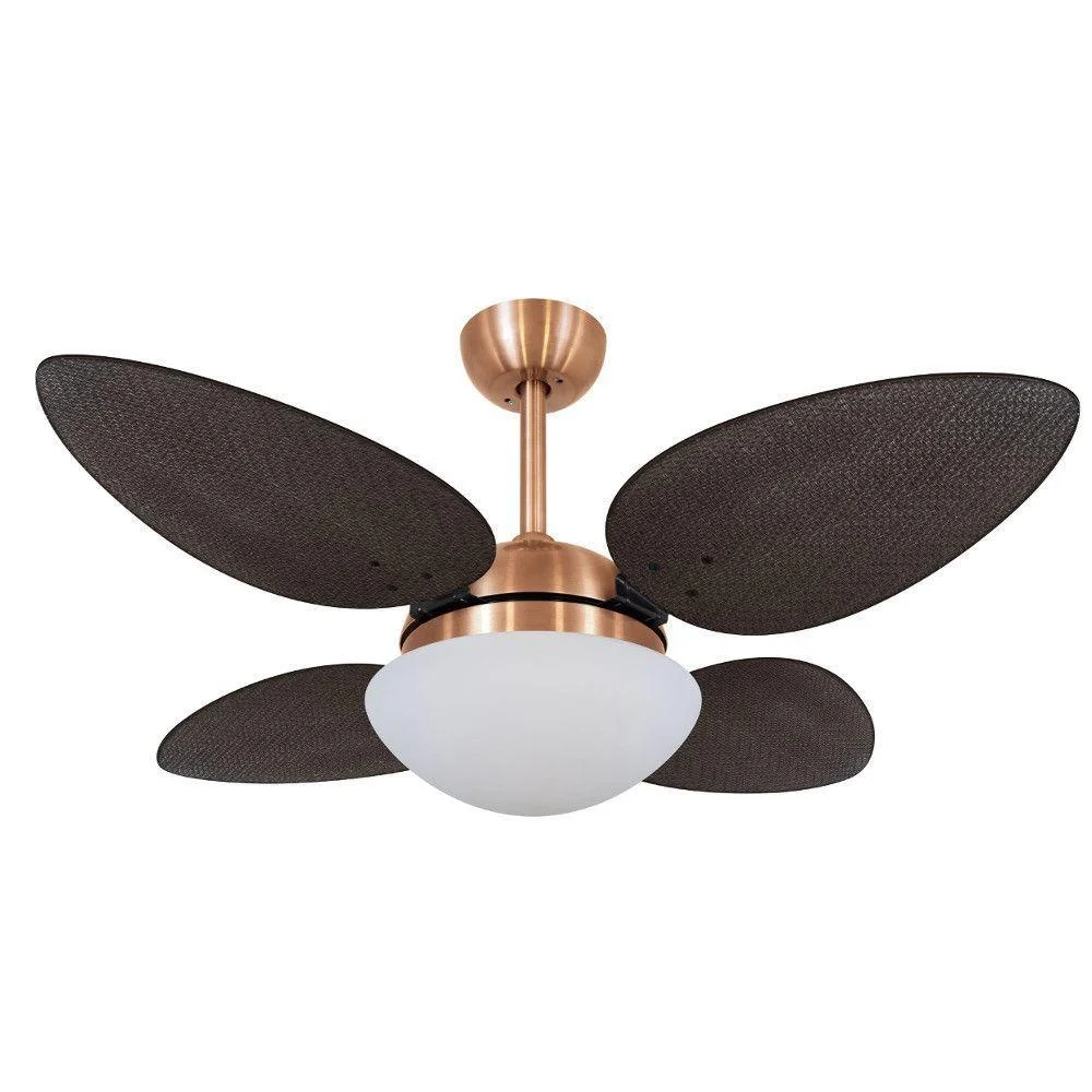 Ventilador De Teto Volare Petalo Palmae Tabaco 127V