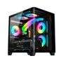 Gabinete Gamer K-mex Aquario Cg-l4re Curva Preto Micro Atx Sem Fan
