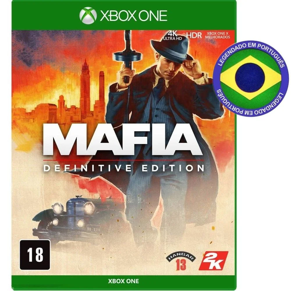 Mafia Definitive Edition XBOX One Mídia Física Lacrado Mafia Definitive Edition XBOX One Mídia Física Lacrado