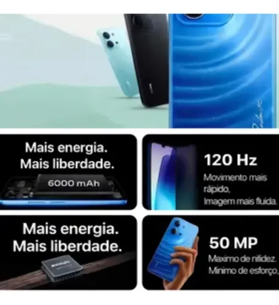 "Celular Xiaomi Redmi 15c 256gb 8GB Ram De 6.9"" 50mp 8mp - Mint Green (global)" - view 4