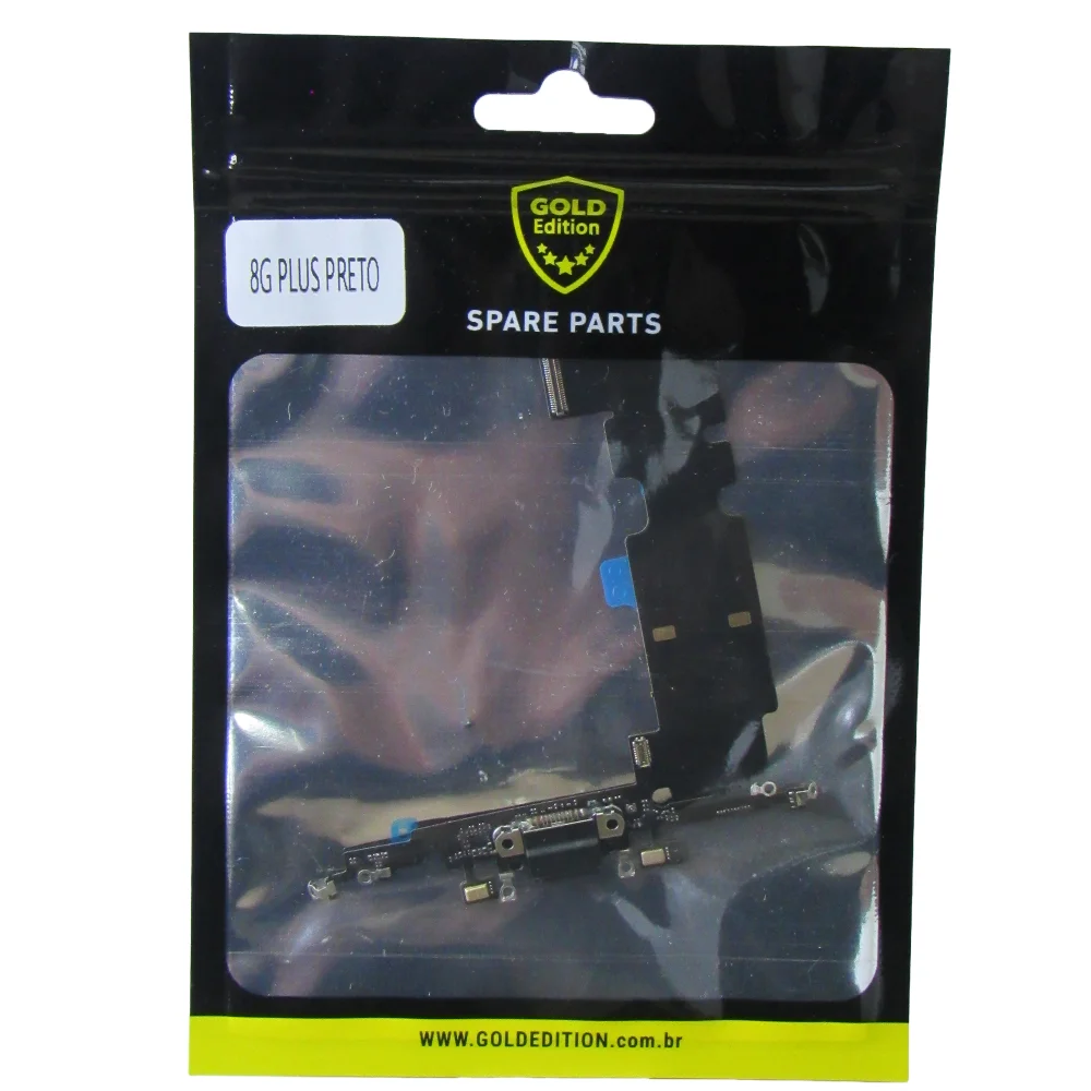 Flex De Carga Dock Conector Gold Para Iphone 8 Plus