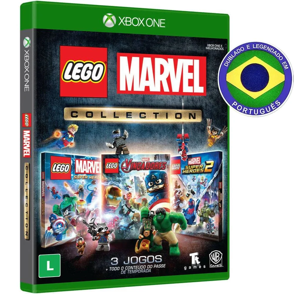Lego Marvel Collection XBOX One Mídia Física Lacrado Em Português Lego Marvel Collection XBOX One Mídia Física Lacrado Em Português
