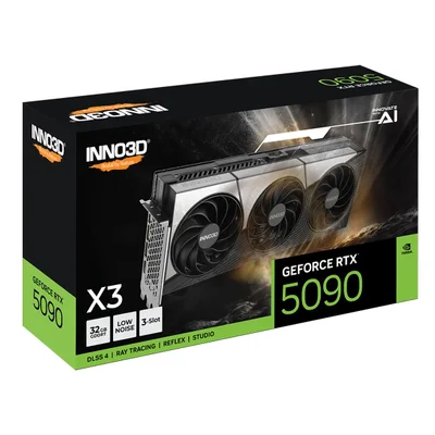 グラフィックボード・グラボ・ビデオカード INNO3D RTX 5090 X3 OC 32GB Produtos com até 15 OFF no PIX KaBuM