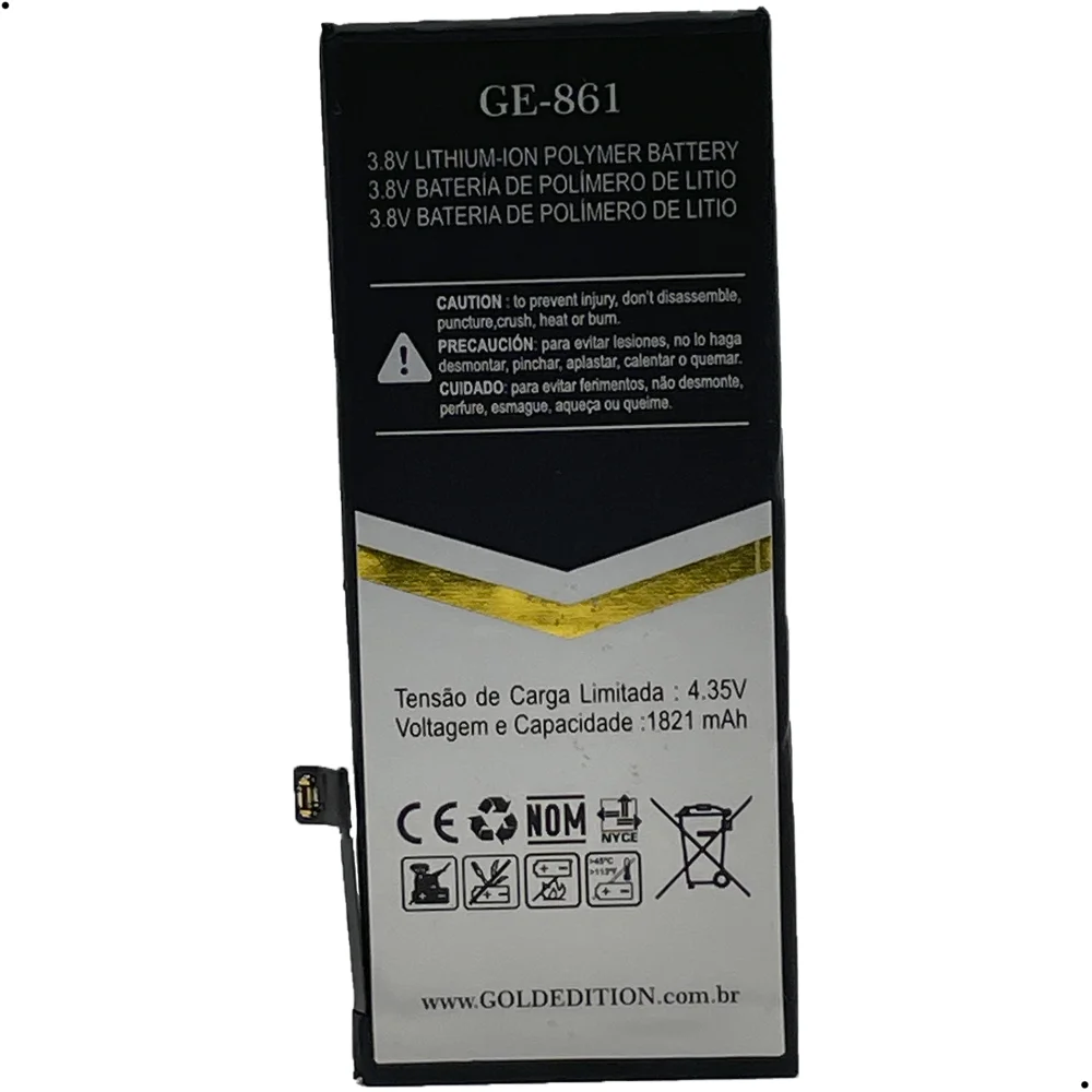 Bateria Gold Edition Ge-861 Compativel Com Iphone 8