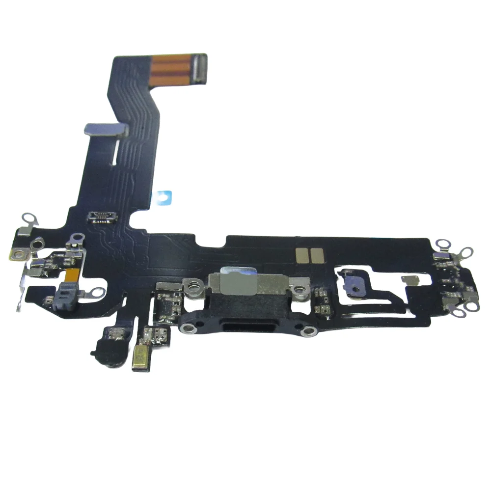 Flex De Carga Dock Gold Compatível Com Iphone 12 - 12 Pro