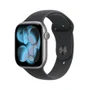 Apple Watch Series 11 Gps - Caixa Cinza-espacial De Alumínio – 46 Mm - Pulseira Esportiva Preta – P/m