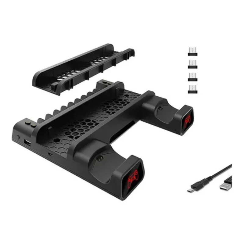 Suporte Base Vertical Cooler E Carregador Ps4 Pro Slim Fat Modelo -tp4-19076 Suporte Base Vertical Cooler E Carregador Ps4 Pro Slim Fat Modelo -tp4-19076