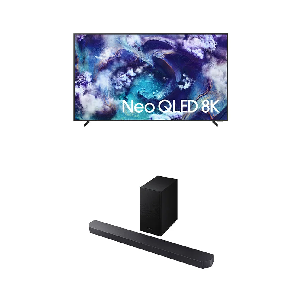Samsung Vision Ai Tv 65” Neo QLED 8k Qn900f + Soundbar Hw-q600f Kit