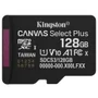 Cartao De Memoria Sd Kingston Canvas Select Plus Class 10uhs-i 128GB Micro+adaptador - Sdcs3/128GB