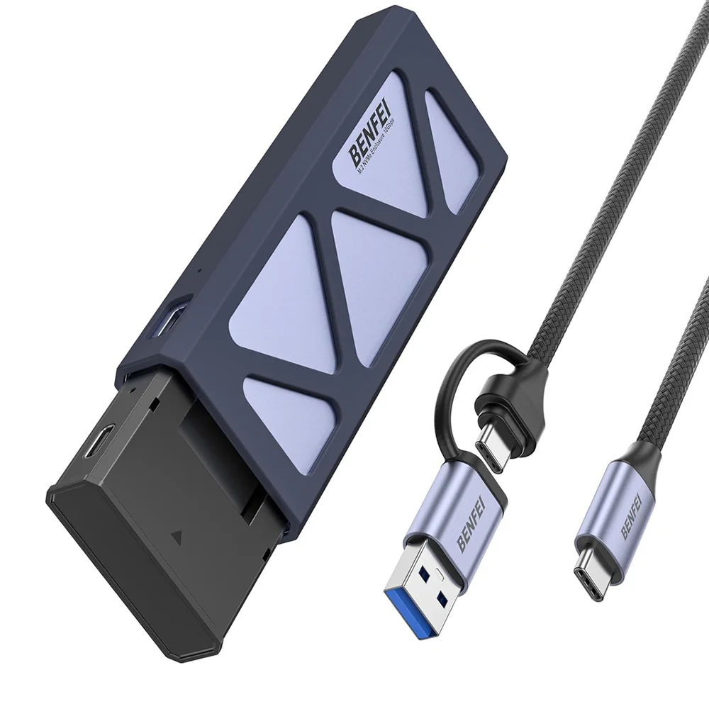 Gabinete SSD Nvme M.2 Benfei Usb C 10gbps Sem Ferramenta Gabinete SSD Nvme M.2 Benfei Usb C 10gbps Sem Ferramenta