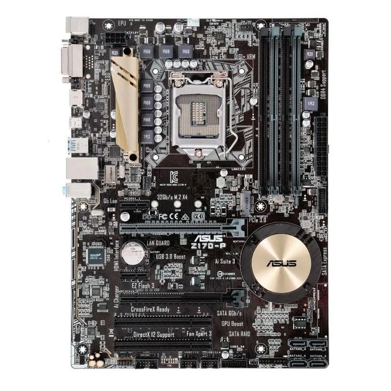 Placa Mae Gamer Prime Z170-p LGA 1151 64gb Ddr4 Intel i3 i5 i7 6e7ª Geração M.2 Placa Mae Gamer Prime Z170-p LGA 1151 64gb Ddr4 Intel i3 i5 i7 6e7ª Geração M.2
