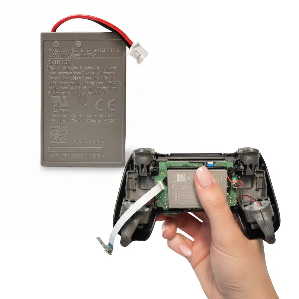 Bateria Recarregável Plug 4,5mm Para Controle Ps4 + Cabo Usb Bateria Recarregável Plug 4,5mm Para Controle Ps4 + Cabo Usb