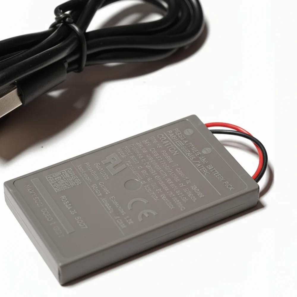 Bateria Recarregável Plug 4,5mm Para Controle Ps4 + Cabo Usb Bateria Recarregável Plug 4,5mm Para Controle Ps4 + Cabo Usb