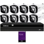Kit 8 Câmeras Ip Vipc 1230b Intelbras Nvd 1408p Hd 2TB Purple