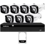 Kit Cftv 7 Câmeras Ip Intelbras Nvd 1408p Hd 2TB