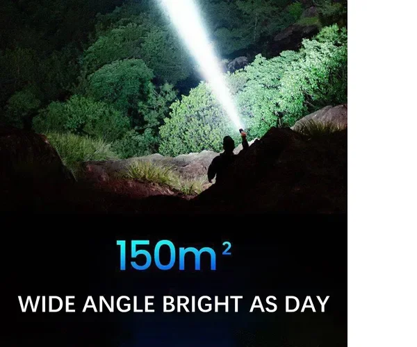 Lanternas LED Brilhantes Recarregáveis Potente Tipo C