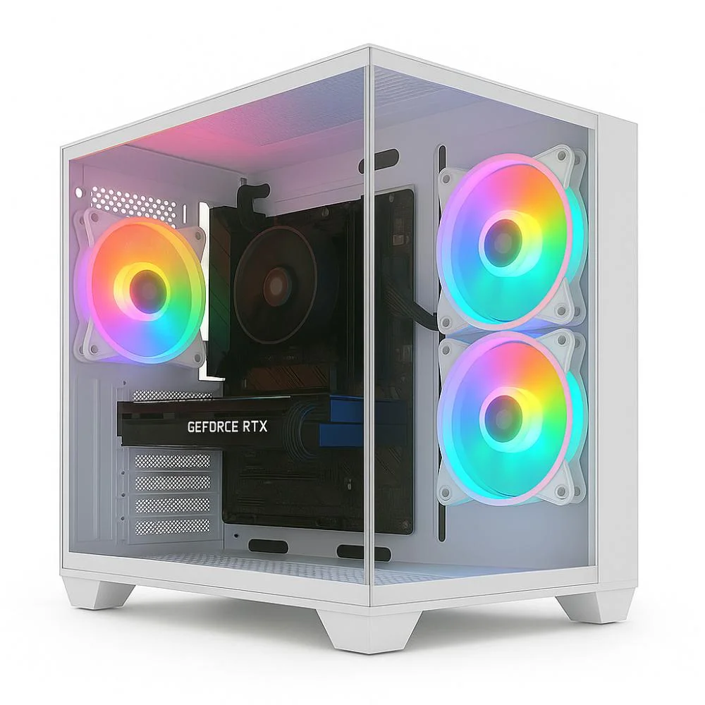 PC Gamer Skill Apex , Amd Ryzen 5 5500, Geforce RTX 5060 8GB, 16gb Ddr4, SSD 512gb M.2, Branco Sap213
