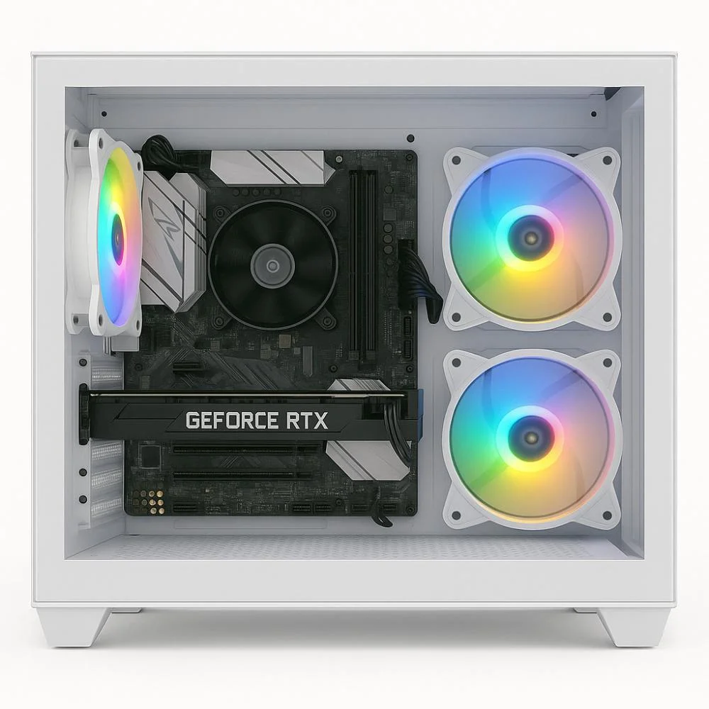 PC Gamer Skill Apex , Amd Ryzen 5 5500, Geforce RTX 5060 8GB, 16gb Ddr4, SSD 512gb M.2, Branco Sap213 - view 2