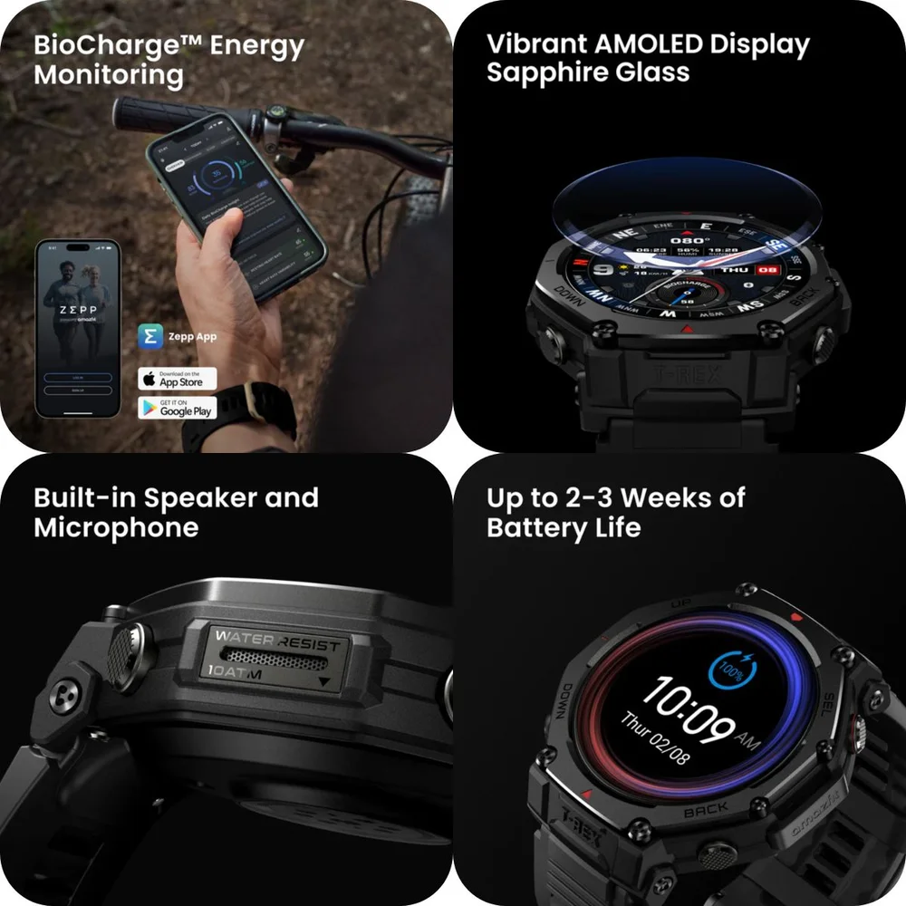 Smartwatch Amazfit TRex 3 Pro A2444