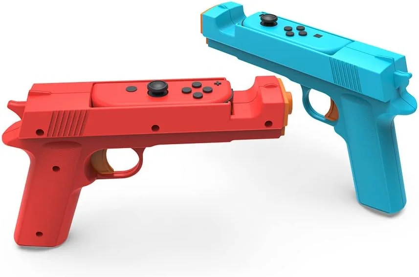 2 Grip Pistola Suporte Para Nintendo Switch Joy-con Azul/vermelho 2 Grip Pistola Suporte Para Nintendo Switch Joy-con Azul/vermelho