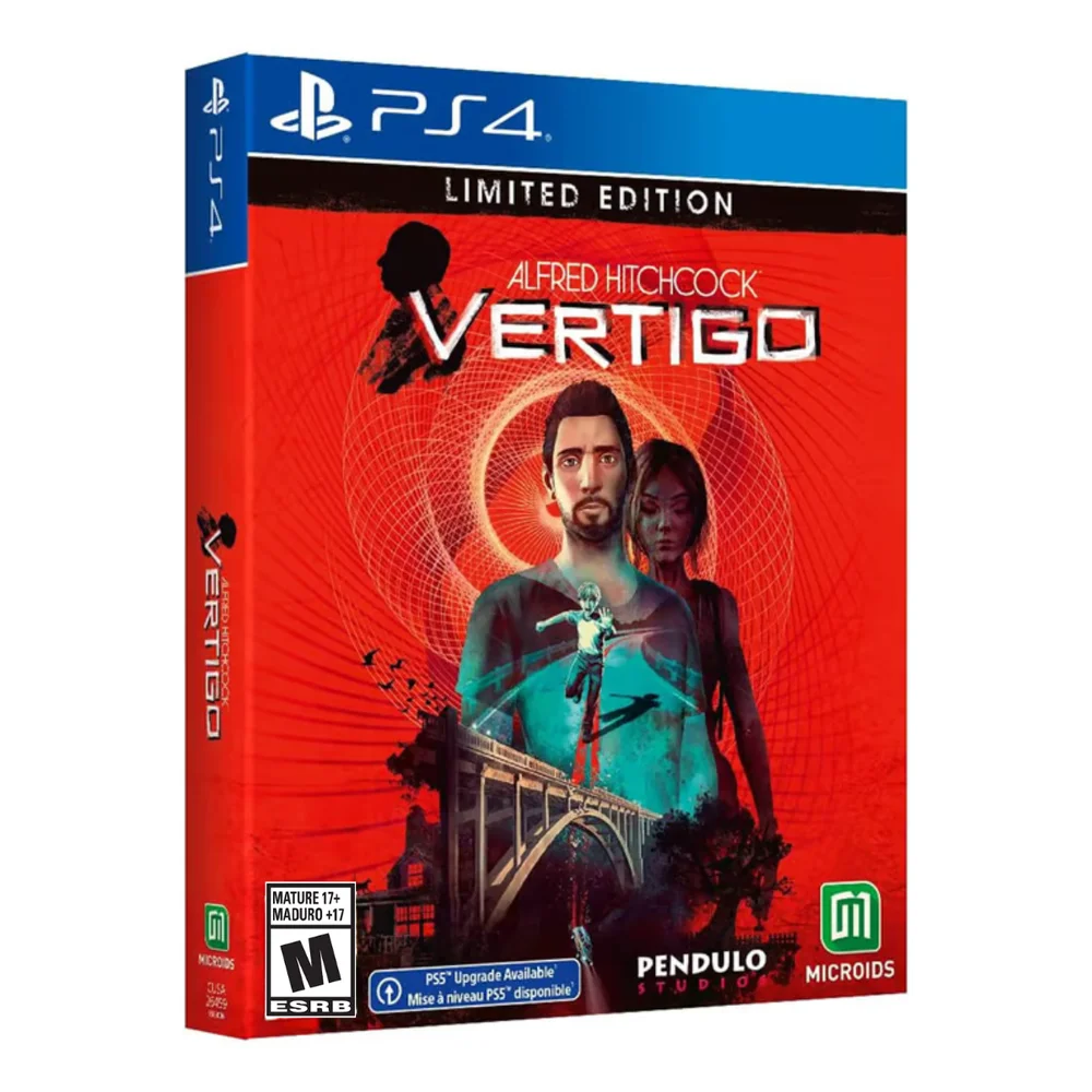 Jogo Alfred Hitchcock Vertigo Ps4 Edição Limitada Americano Jogo Alfred Hitchcock Vertigo Ps4 Edição Limitada Americano