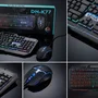 Kit Teclado E Mouse Gamer (ABNT) Seisa Dn-k77 Metal LED Rainbow