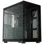 Gabinete Gamer Aquário K-mex Bull Shark Cg-02p3, Painel E Lateral Em Vidro Temperado, Usb 3.0, Micro Atx, Preto - Cg02p3rh001cb0x