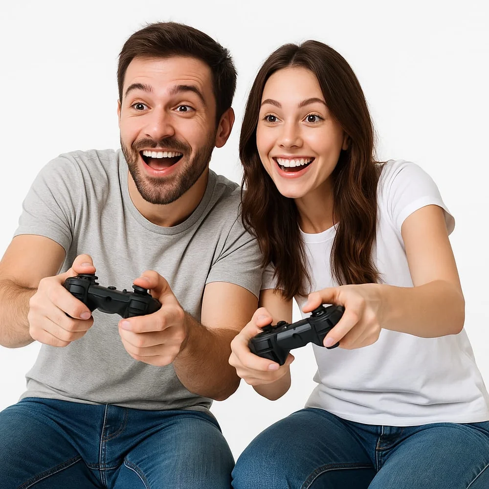 Video Game Retro 4k Para Tv Entrada HDMI 2 Controles Sem Fio 10 K Jogos