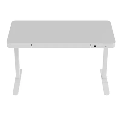 Mesa Com Regulagem De Altura Elétrica Musa Branca - Elements - Bivolt