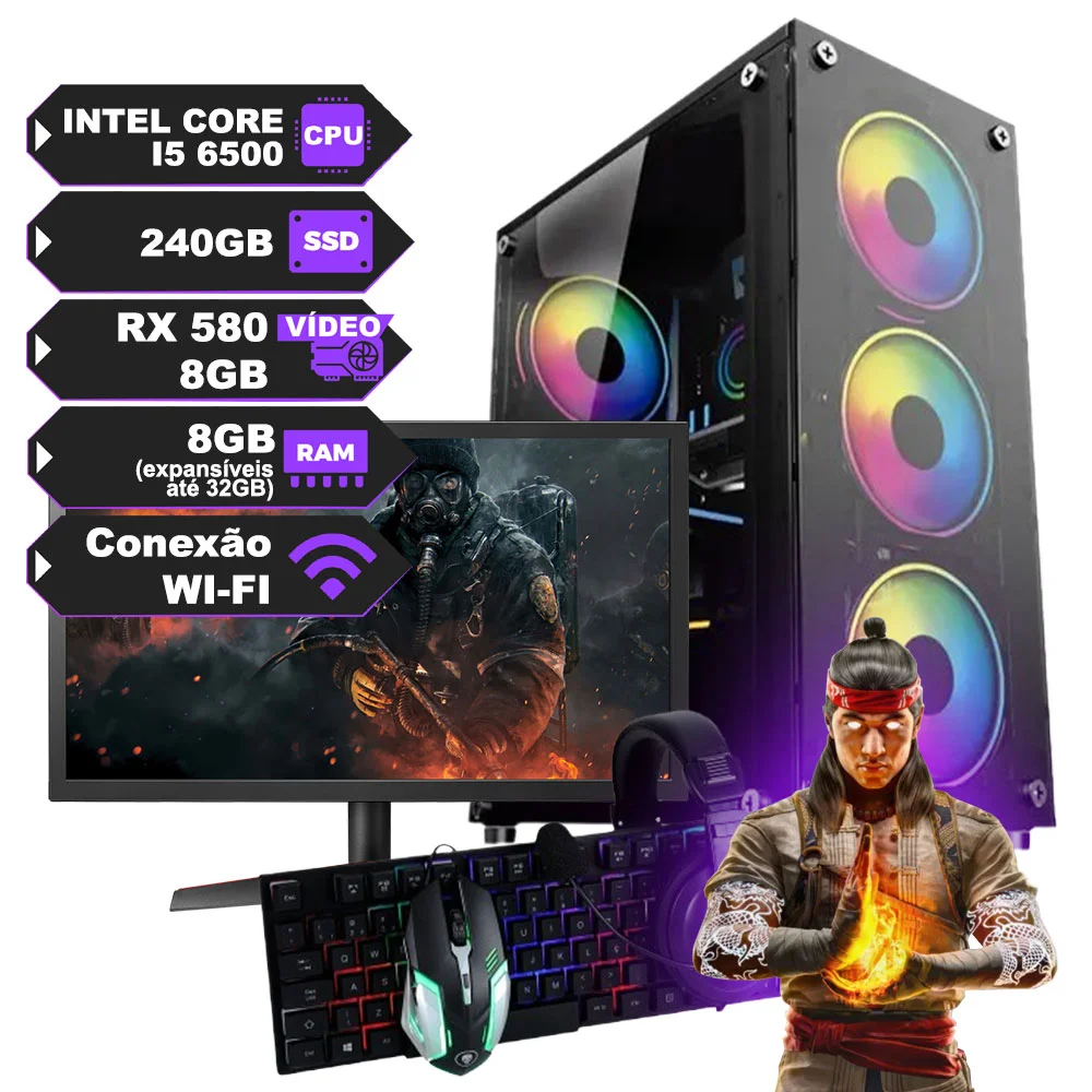 Pc Gamer Completo Intel Core I5 6 6500 c 4