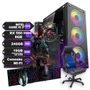 Setup Gamer Completo Intel I5 3º 3350 c/ 4 Núcleos, Placa de Vídeo dedicada Rx 580 de 8GB, SSD 240GB, RAM 16GB, Monitor 20", Wi-Fi e Cadeira