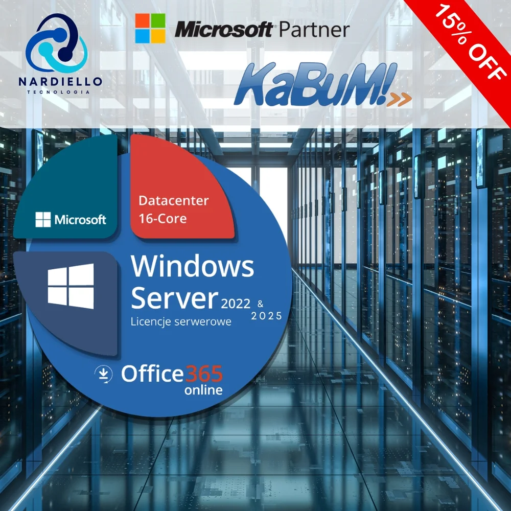 Windows Server 2025 Datacenter 16 Core - Licença COEM - Licença Mídia física 64bits (Produto Físico) Windows Server 2025 Datacenter 16 Core - Licença COEM - Licença Mídia física 64bits (Produto Físico)