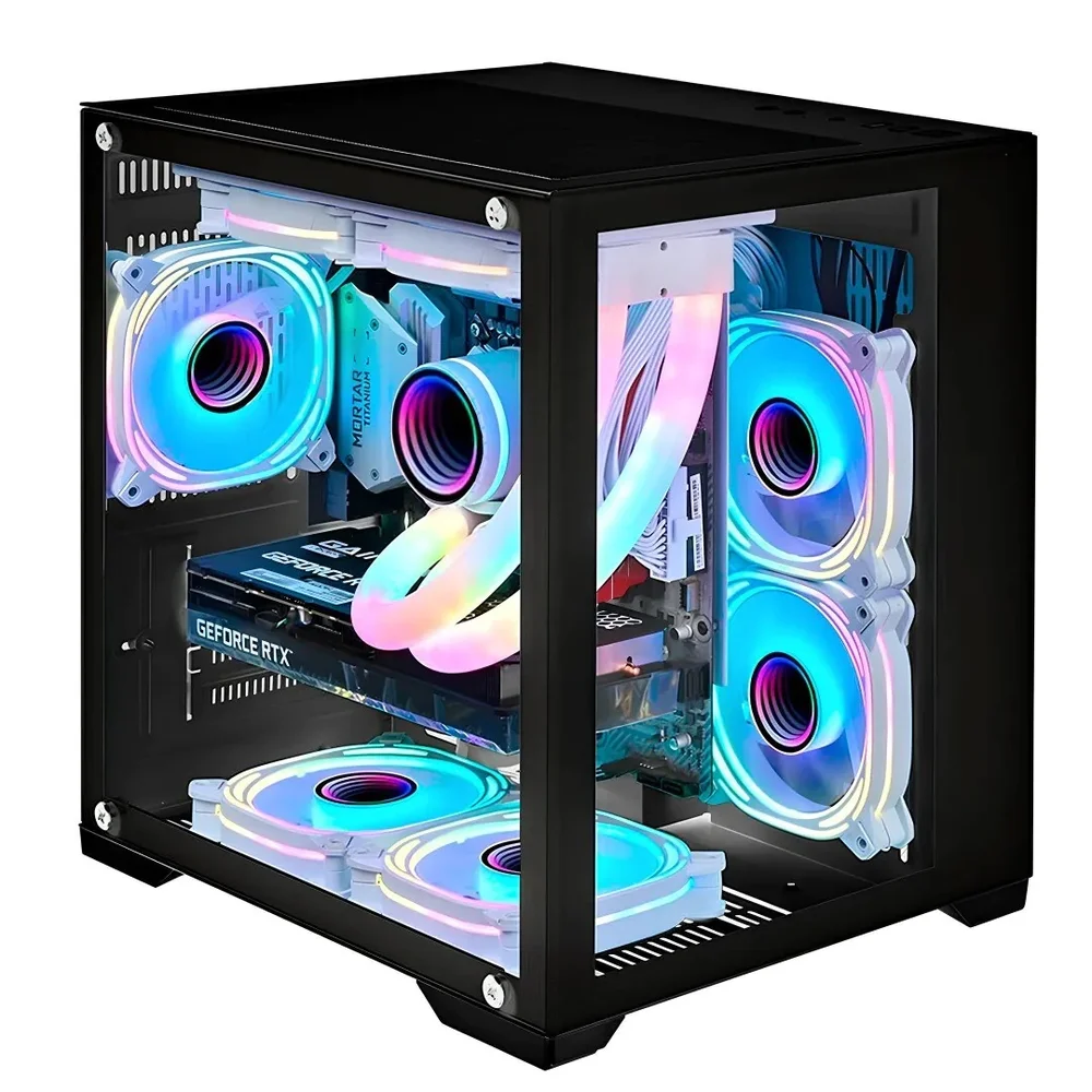 Gabinete Gamer Aquário Orion Metalred M7 Sem Fans - Preto Gabinete Gamer Aquário Orion Metalred M7 Sem Fans - Preto