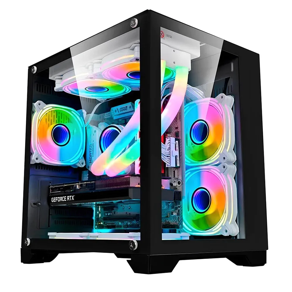 Gabinete Gamer Aquário Orion Metalred M7 Sem Fans - Preto Gabinete Gamer Aquário Orion Metalred M7 Sem Fans - Preto