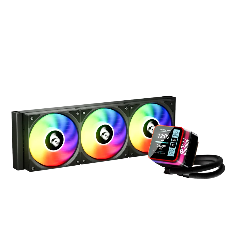 Water Cooler Redragon Ccw-3015r Preto 360mm ARGB Intel/amd Com Display Lcd 2.73” Water Cooler Redragon Ccw-3015r Preto 360mm ARGB Intel/amd Com Display Lcd 2.73”